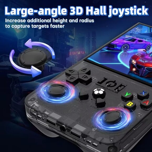 Handheld Open Source Gaming Console R36 MAX - INDIGO BLUE - Picture 8 of 8